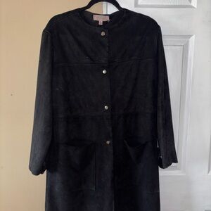 Philosophy Black Women's Suede Jacket